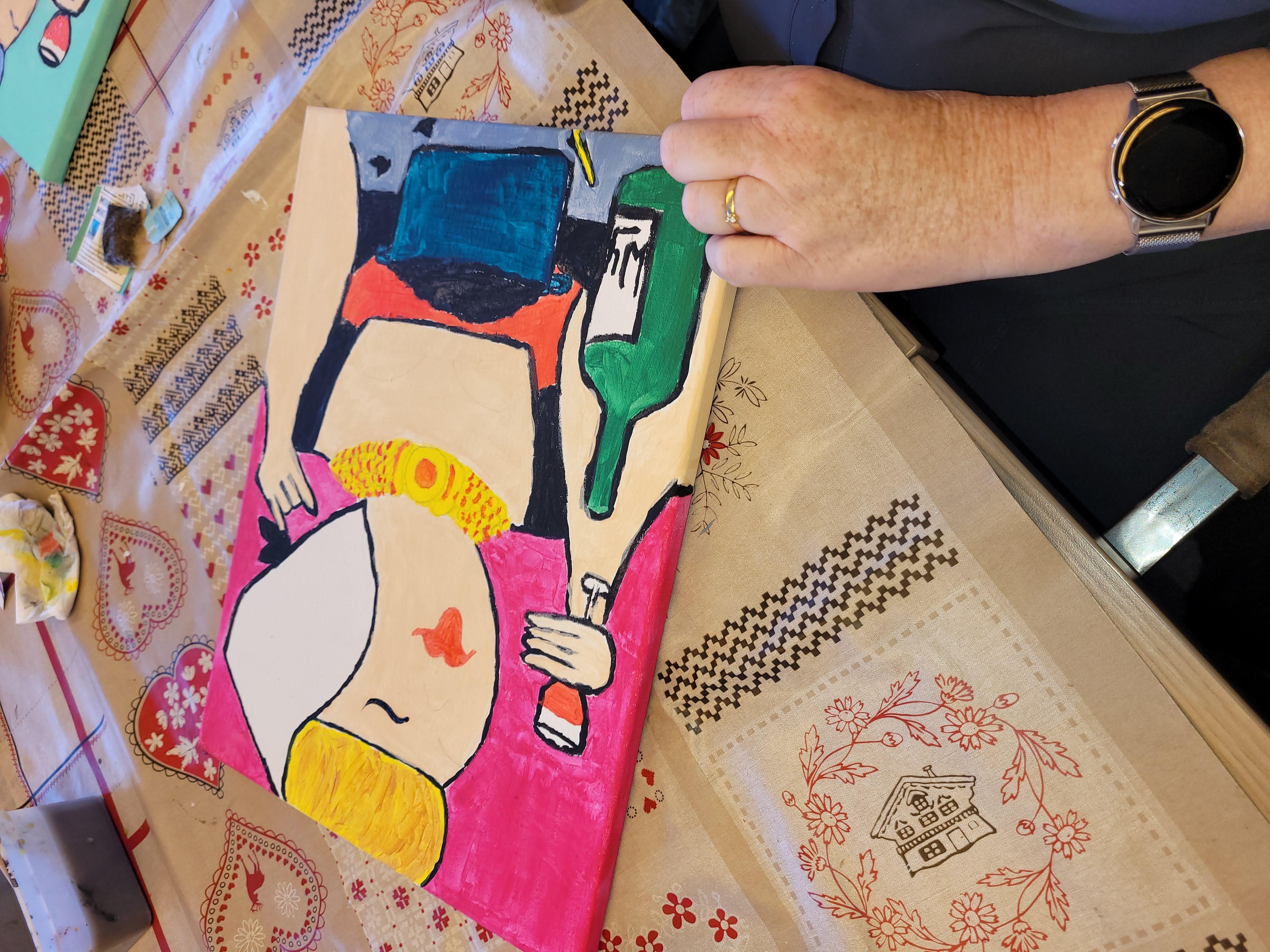 Schilderworkshop Dikke Dames op maat — foto 2