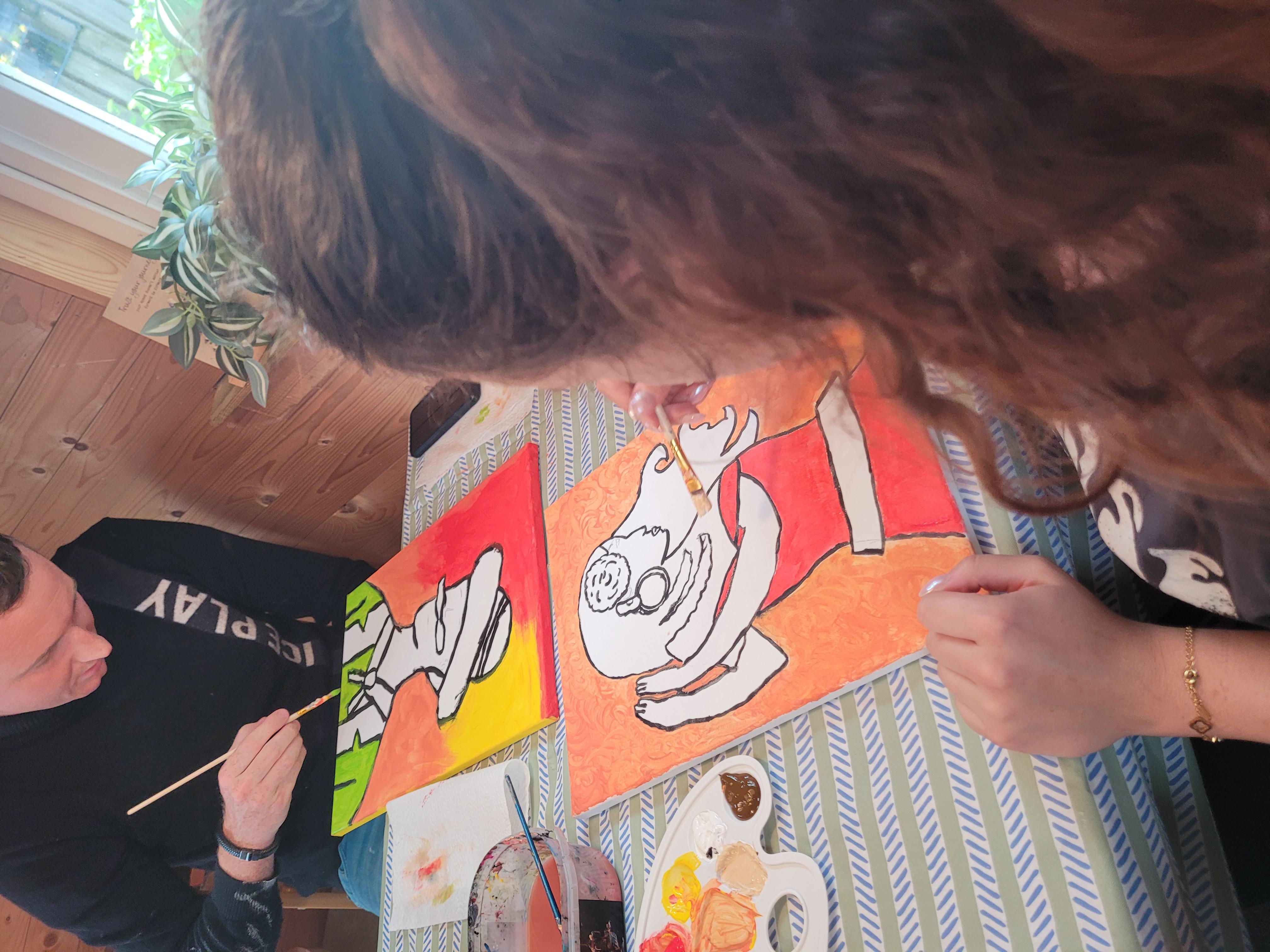 Schilderworkshop Dikke Dames op maat — foto 1