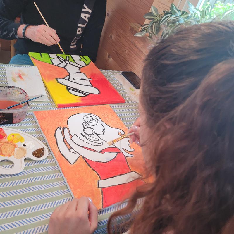 Schilderworkshop Dikke Dames op maat