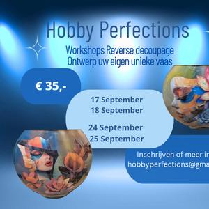 Reverse Decoupage,maak je eigen vaas