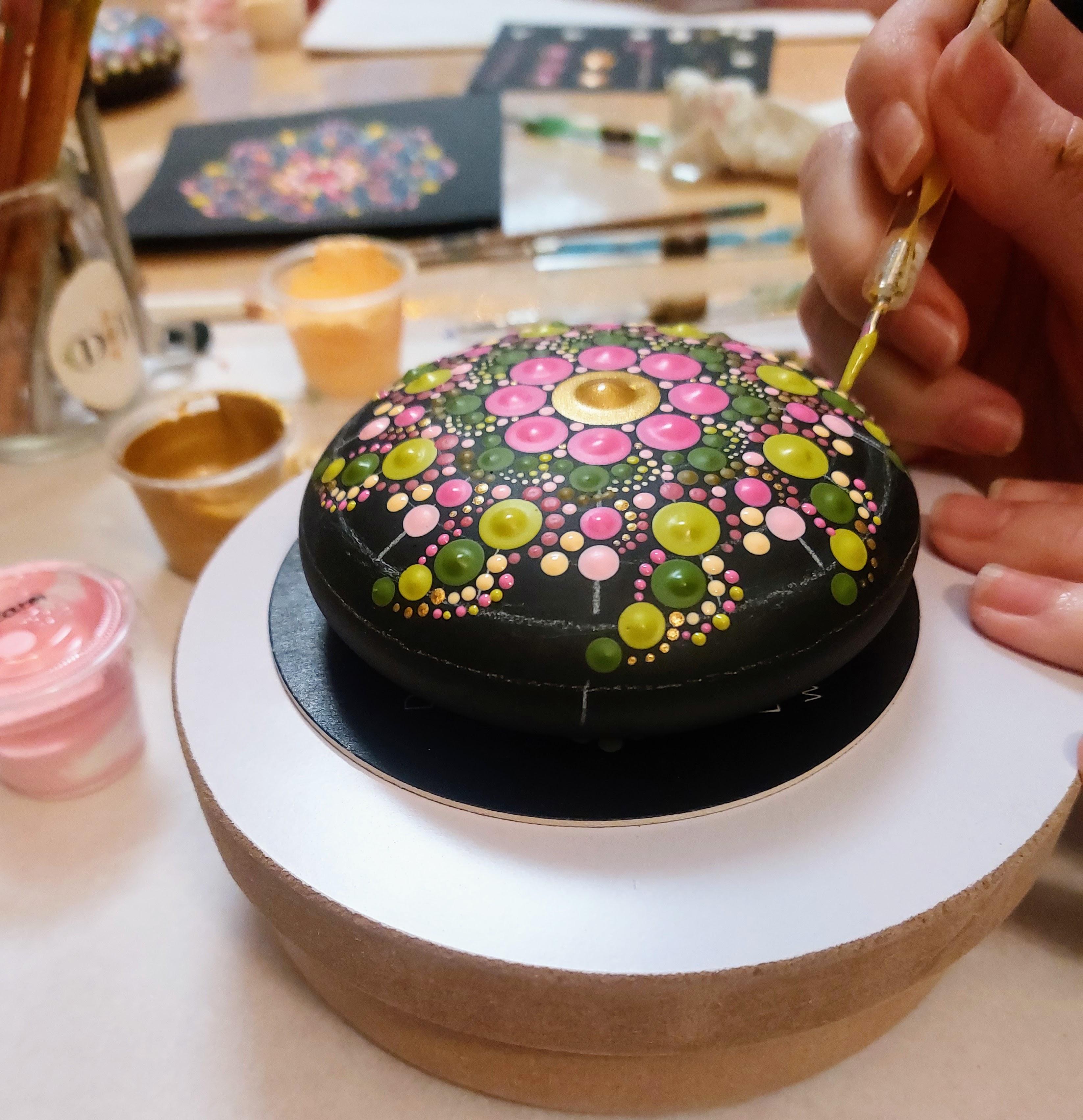 Steen of Theelicht  Dotpainten — foto 9