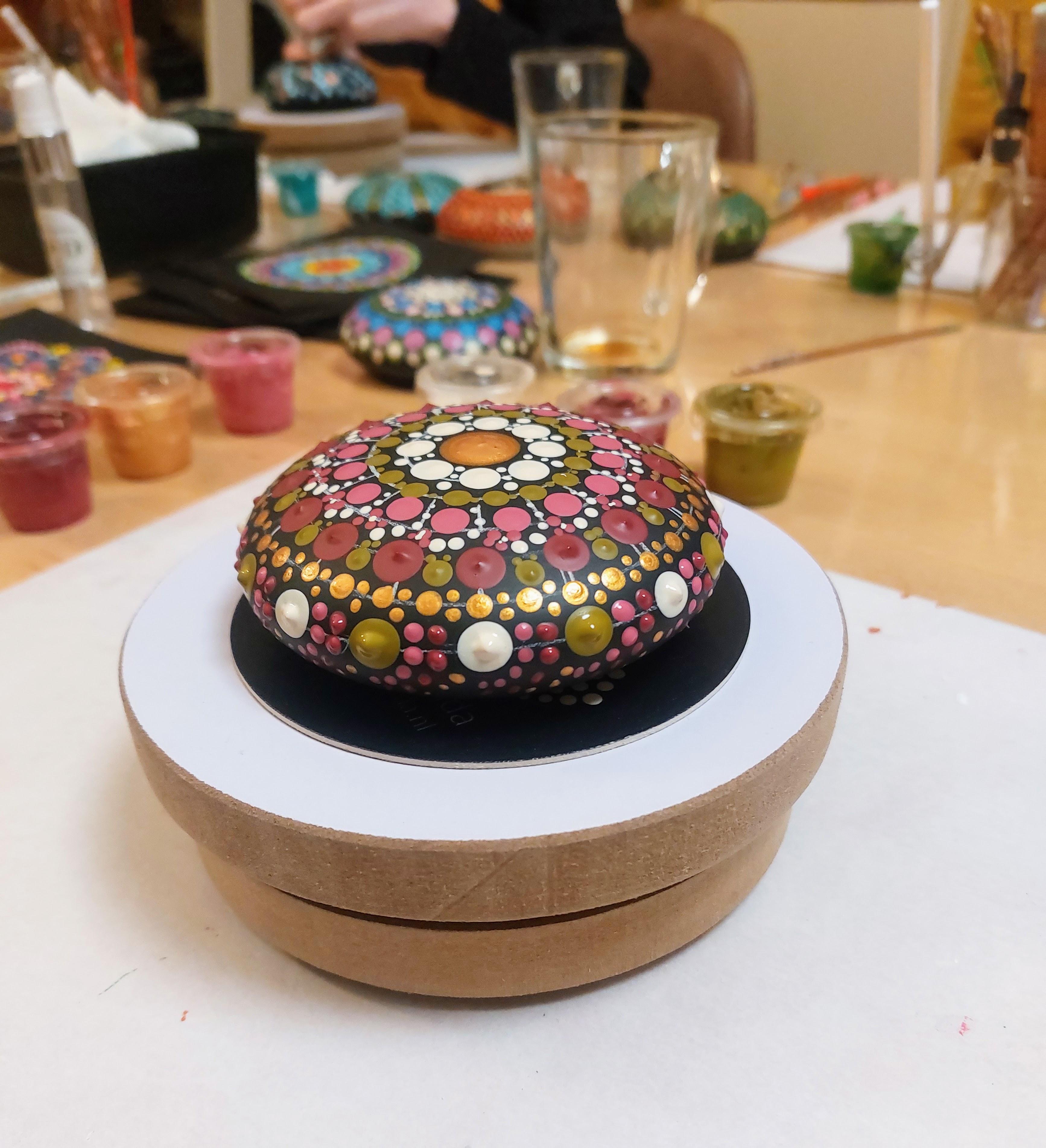 Steen of Theelicht  Dotpainten — foto 11