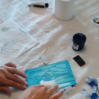 Workshop afdrukken met een drankkarton