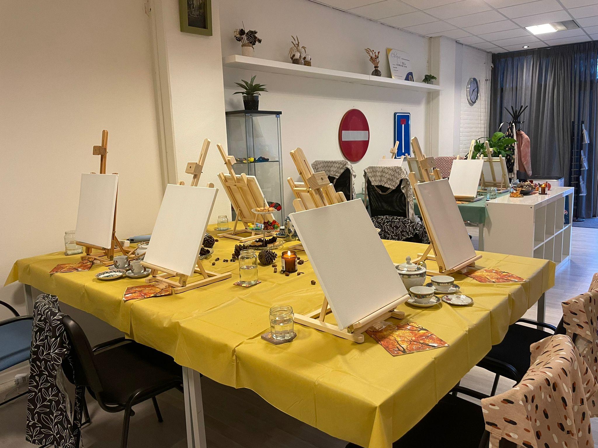 Workshop schilderen op canvas — foto 1