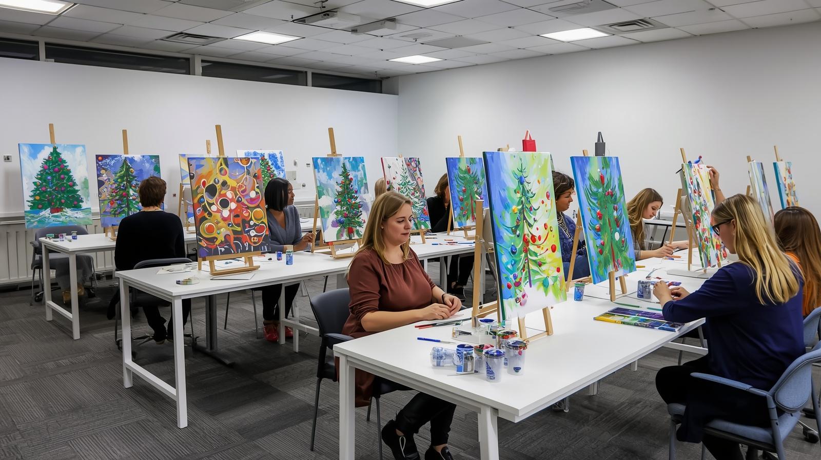 Workshop schilderen op canvas — foto 4
