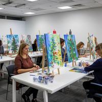 Workshop schilderen op canvas