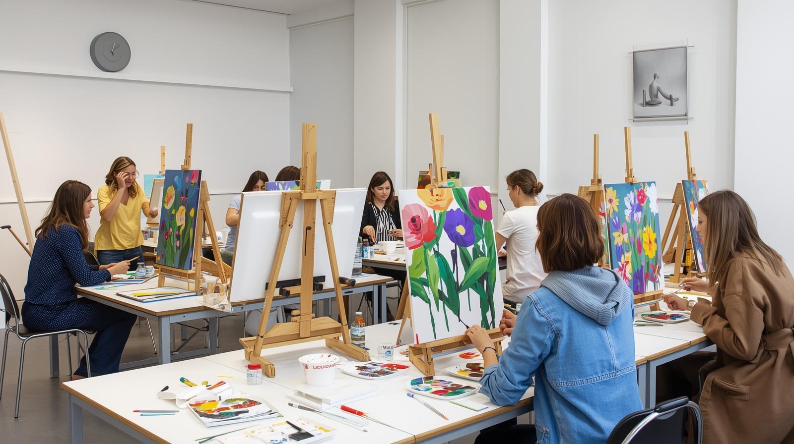 Workshop schilderen op canvas — foto 5