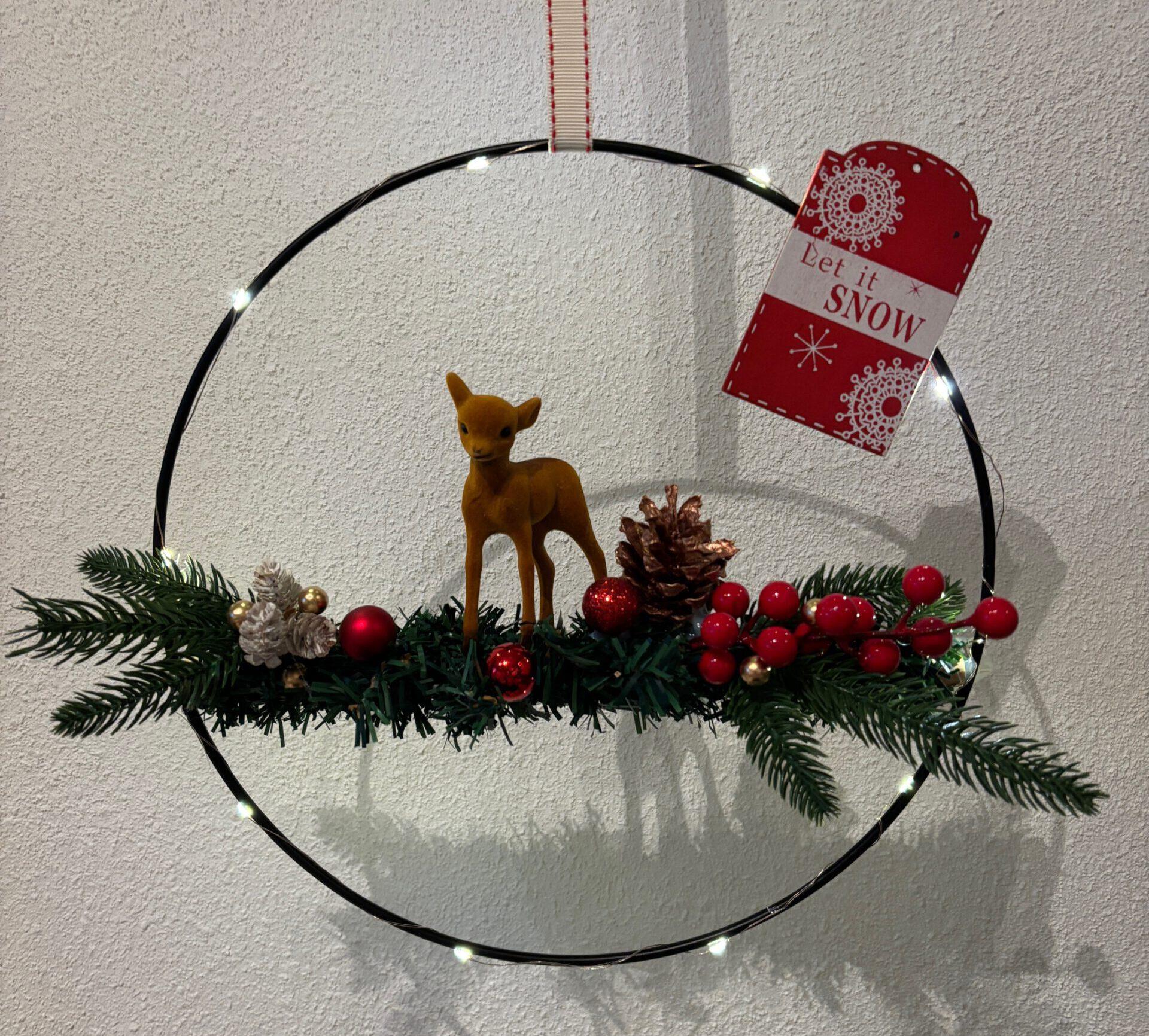 Kerstworkshop: Kerstkrans/kersthanger — foto 1