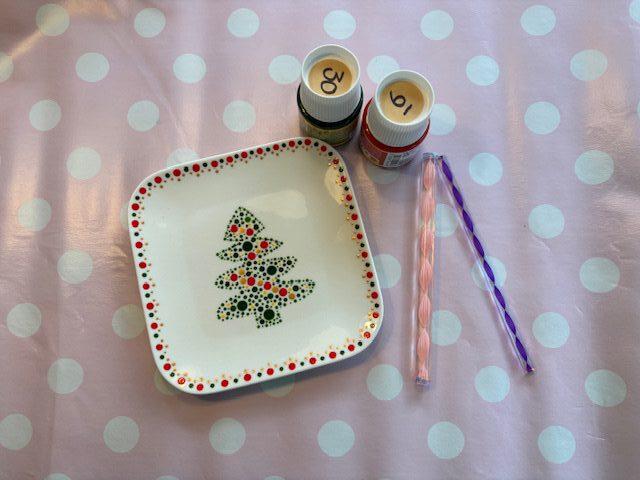 Workshop kids: Stippel een kerstbordje — foto 1
