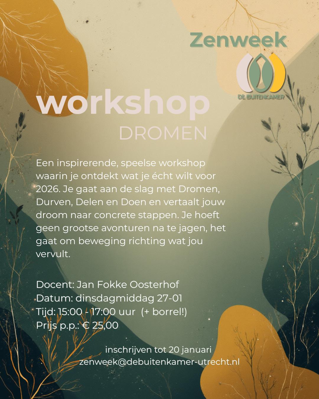 Dromen realiseren_Zenweek De Buitenkamer — foto 3