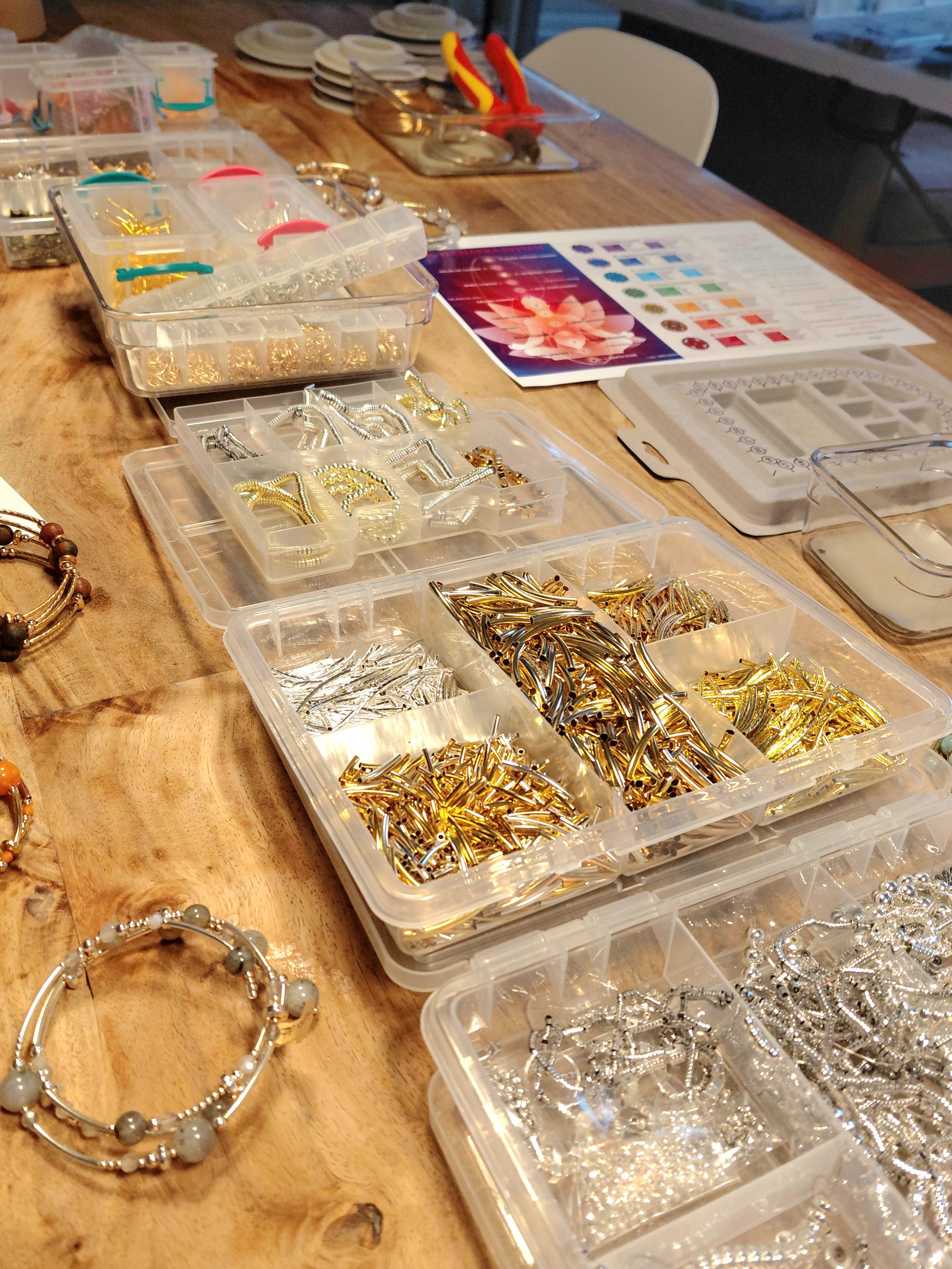 Workshop edelsteen wikkelarmband maken  — foto 2
