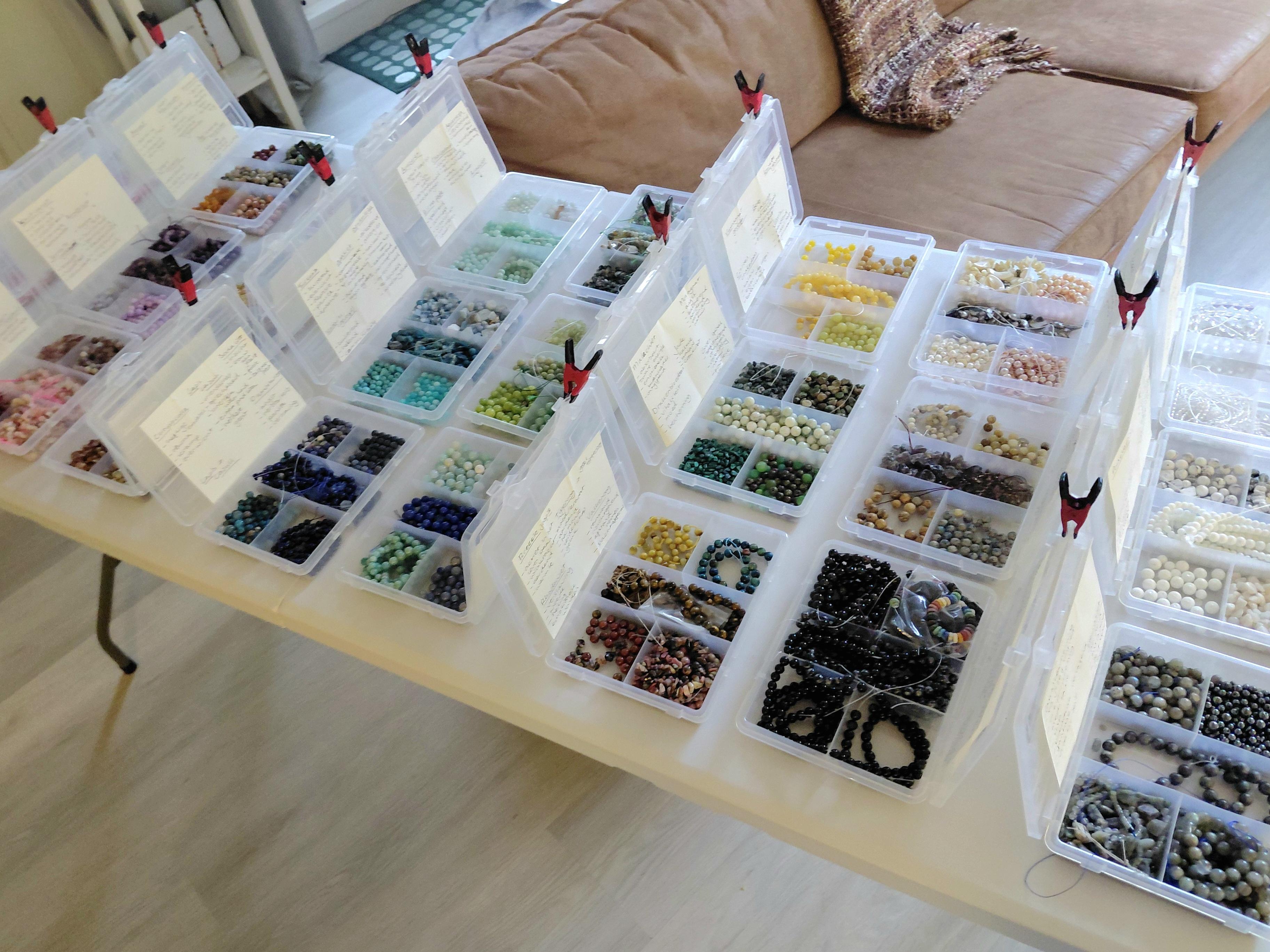 Workshop edelsteen wikkelarmband maken  — foto 4