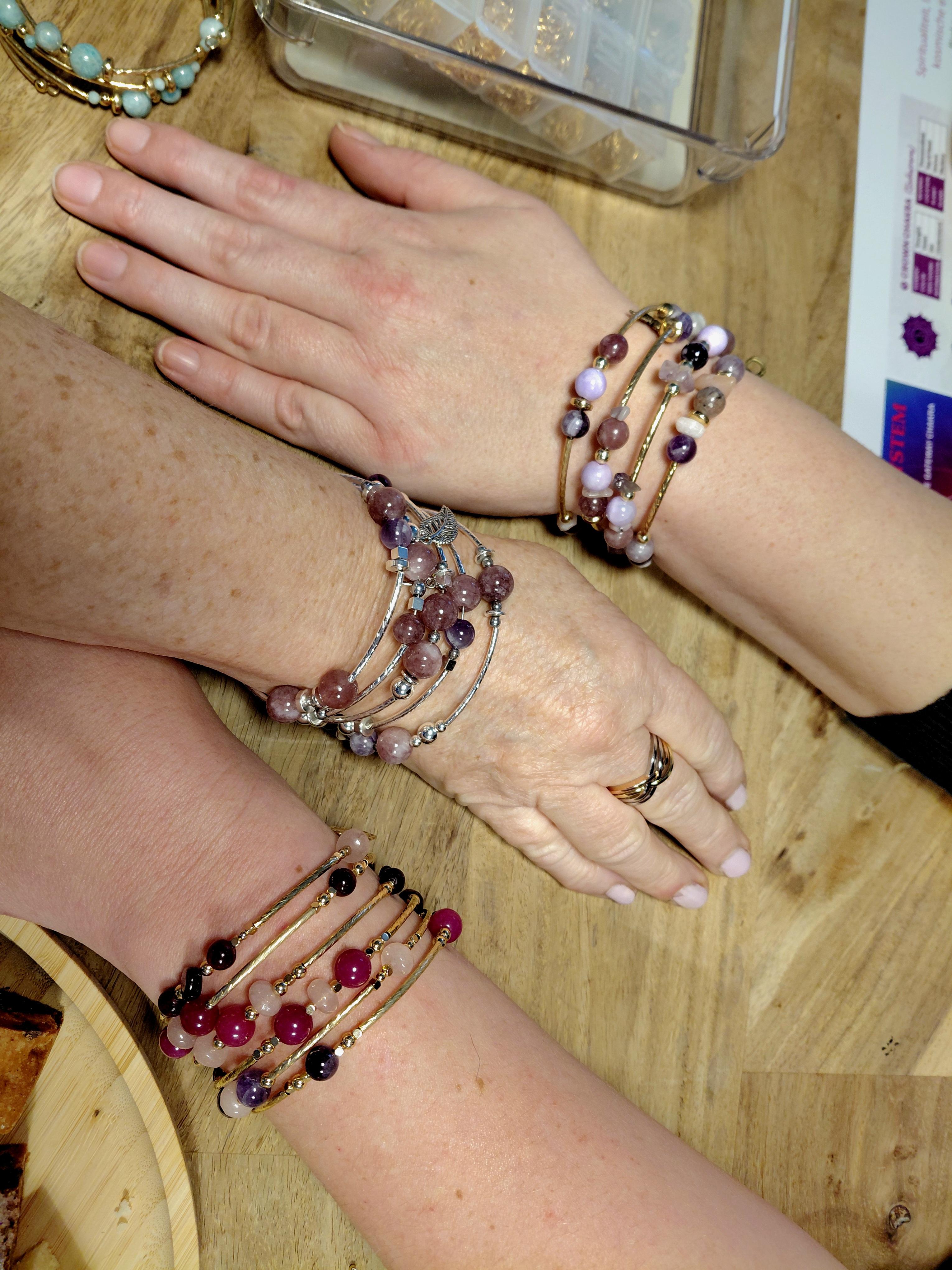 Workshop edelsteen wikkelarmband maken  — foto 5