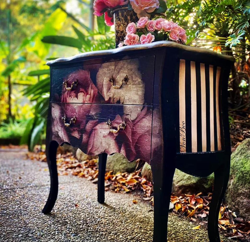 Decoupage op meubels en krijtverf — foto 1