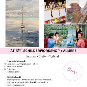 Schilderworkshop Boat 13 April 