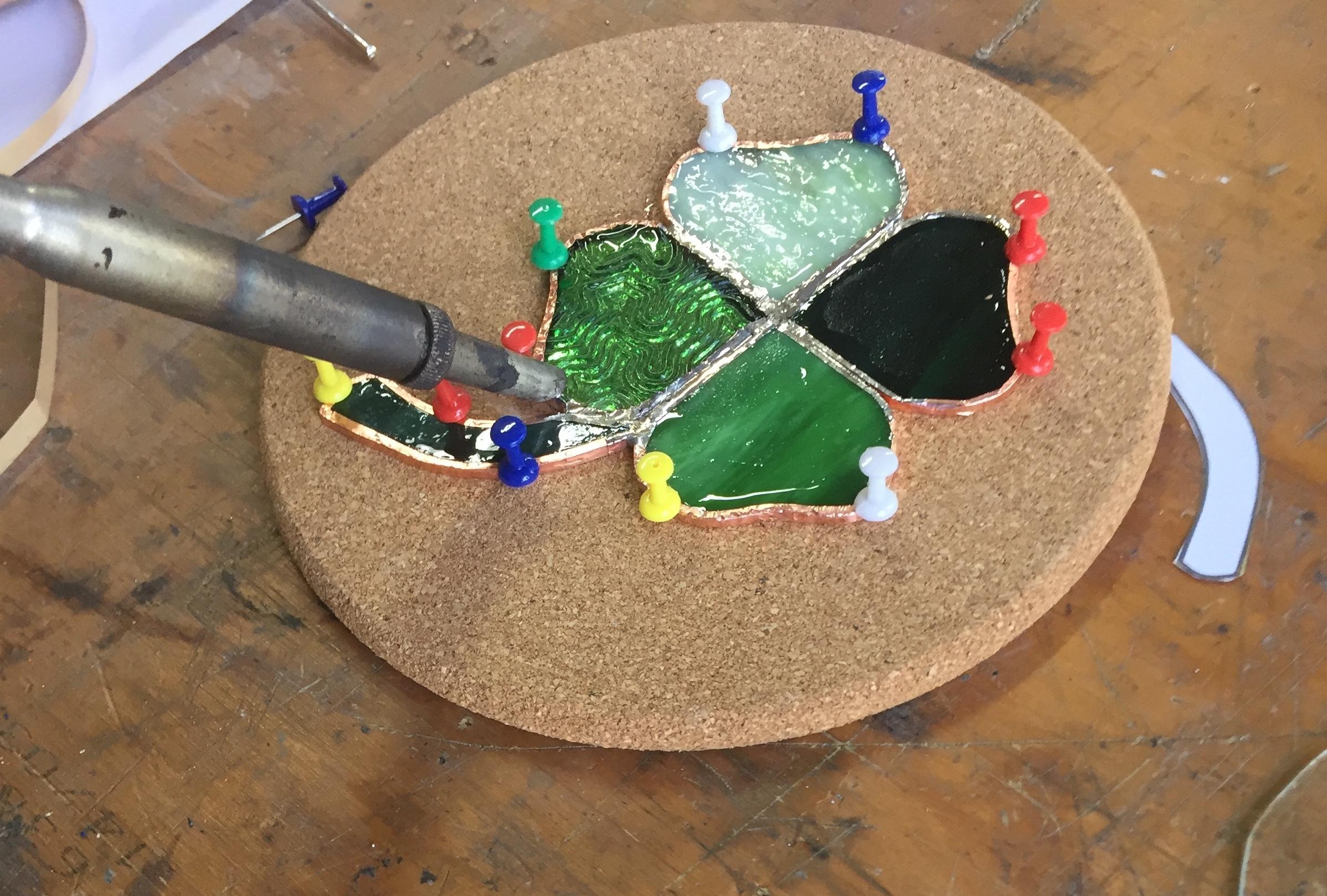 Workshop Tiffany glasobject maken — foto 1