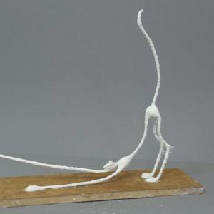 Boetseerworkshop Giacometti; draad&gips