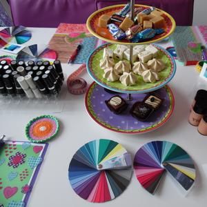 Kleur en stijl, make-up.