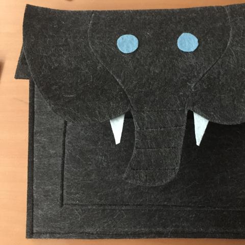 Workshop vilten tas voor tablet
