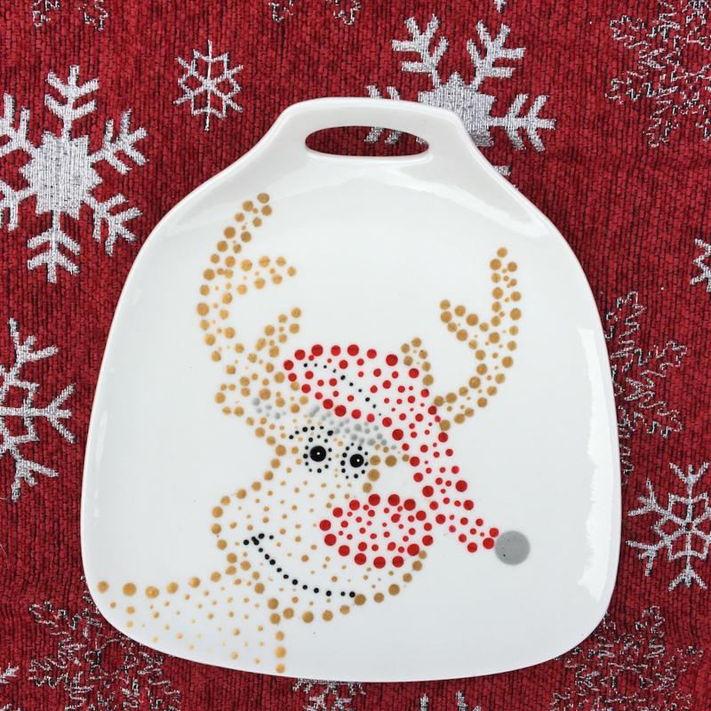 Kerstworkshop servies schilderen