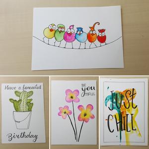 Workhop aquarel bloemen tekenen