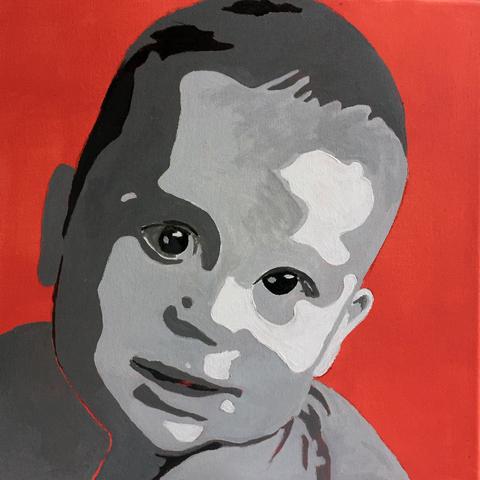Pop art portret
