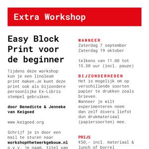 Easy block print voor beginners