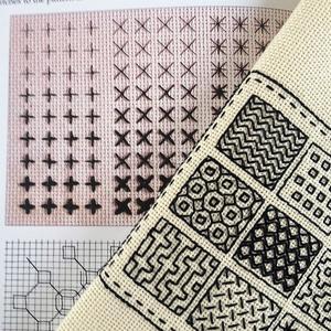 Blackwork/ zwartborduren