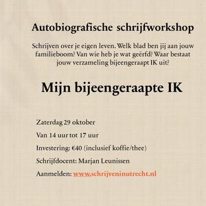 Autobiografische schrijfworkshop