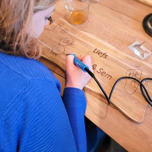 Workshop houtbranden in made